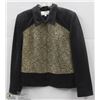 Image 1 : (WOMENS) INGENUITY BLACK AND TAN PATTERN JACKET SIZE 12