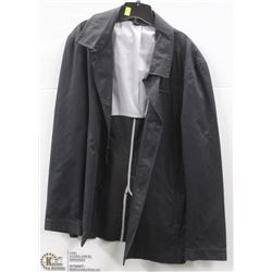 (WOMENS) MEXX BLACK TRENCH SIZE UNKOWN (APPROX MEDIUM)