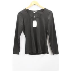 (WOMENS) SANDWICH BLACK LONGSLEEVE TOP SIZE SMALL