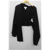 Image 1 : (WOMENS) JOSEPH RIBKOFF BLACK BLAZER WITH SHAWL ATTACHMENT