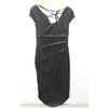 Image 1 : (WOMENS) ELISA CAVALETTI BLACK DRESS WITH STRAPPY BACK