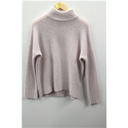 (WOMENS) 360 CASHMERE LIGHT PURPLE TURTLENECK SWEATER