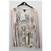 Image 1 : (WOMENS) SPORTALM LIGHT PINK TOP WITH BEADED ACCENTS