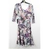 Image 1 : (WOMENS) KOMAROV PASTEL PRINT DRESS SIZE LARGE