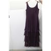 Image 1 : (WOMENS) FRASCARA PURPLE SLEEVELESS DRESS SIZE 18