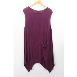 (WOMENS) GRIZAS PURPLE SLEEVELESS DRESS SIZE MEDIUM