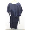 Image 1 : (WOMENS) ALFRED ANGELO NAVY SINGLE STRAP DRESS WITH SHEAR