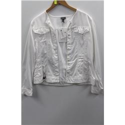 (WOMENS) SPORTALM WHITE BLAZER SIZE 8