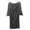 Image 1 : (WOMENS) JOSEPH RIBKOFF BLACK WRAP DRESS SIZE 18