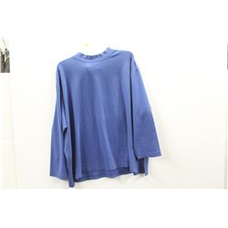 (WOMENS) SEASONS BLUE LONG SLEEVE TOP SIZE MEDIUM