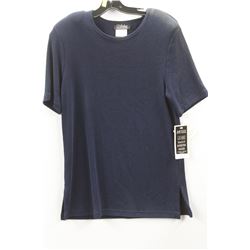 (WOMENS) ARTEX NAVY SHORT SLEEVE DRESS SHIRT SIZE SMALL