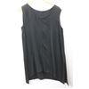 Image 1 : (WOMENS) GRIZAS BLACK SLEEVELESS LONG TOP SIZE SMALL