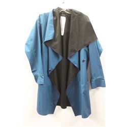 (WOMENS) CARMEN G BLUE RAINCOAT XXS