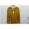 Image 1 : (WOMENS) DOLCEZZA YELLOW LONG SLEEVE TOP XS