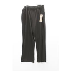 (WOMENS) TANJAY BLACK ELASTIC WAIST DRESS PANTS SIZE 14