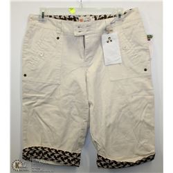 (WOMENS) POWDER ROOM BEIGE SHORTS SIZE 7