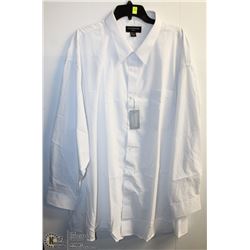 (MENS) PLATINUM WHITE DRESS SHIRT SIZE 5XL