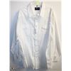 Image 1 : (MENS) WHITEHORSE WHITE & BEIGE STRIPED DRESS SHIRT SIZE