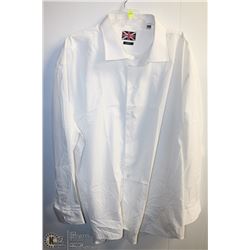 (MENS) SOUL OF LONDON WHITE DRESS SHIRT NECK SIZE 20-20.5