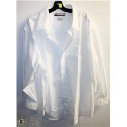 (MENS) LEO CHEVALIER WHITE DRESS SHIRT NECK SIZE 19.5