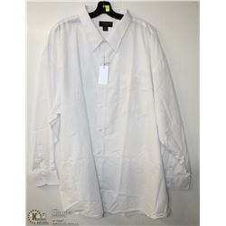 (MENS) PLATINUM WHITE DRESS SHIRT SIZE 5XL