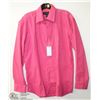 Image 1 : (MENS) PLATINUM HOT PINK DRESS SHIRT NECK SIZE 15