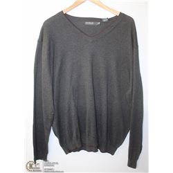 (MENS) LEO CHEVELIER GREY DRESS SWEATER SIZE 2XL