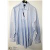 Image 1 : (MENS) DANIEL HECHTER BLUE & WHITE STRIPED DRESS SHIRT