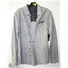 Image 1 : (MENS) FOX GREY & WHITE STRIPED BUTTON UP SHIRT SIZE