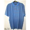 Image 1 : (MENS) BRITCHES BLUE & WHITE STRIPED POLO SIZE 2XL