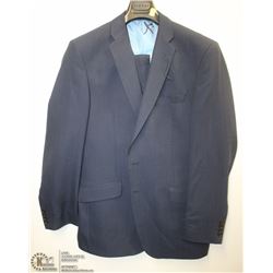 (MENS) BELLISSIMO BLUE TEXTURED SUIT JACKET SIZE