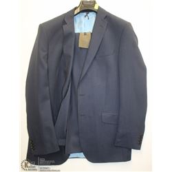 (MENS) BELLISSIMO BLUE & BLACK TEXTURED SUIT JACKET SIZE