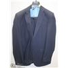 Image 1 : (MENS) BELLISSIMO BLUE & BLACK TEXTURED SUIT JACKET SIZE
