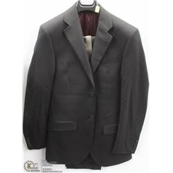 (MENS) GRAFTON BLACK SUIT JACKET SIZE 34R & PANTS 28R