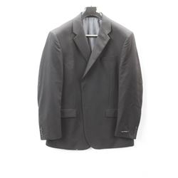 (MENS) BELLISSIMO BLACK PINSTRIPE SUIT JACKET SIZE 46R &
