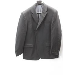 (MENS) BELLISSIMO BLACK PINSTRIPE SUIT JACKET SIZE 42T &