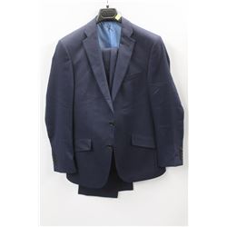 (MENS) BELLISSIMO BLUE TEXTURED SUIT JACKET SIZE 38S &