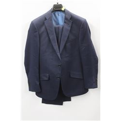 (MENS) BELLISSIMO BLUE TEXTURED SUIT JACKET SIZE 38S &