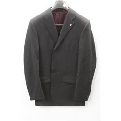 (MENS) GRAFTON BLACK SUIT JACKET SIZE 38T & PANTS 32L
