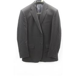 (MENS) BELLISSIMO BLACK PINSTRIPE SUIT JACKET SIZE 42T &