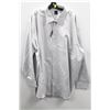 Image 1 : (MENS) DANIEL HECHTER GREY PINSTRIPE DRESS SHIRT NECK