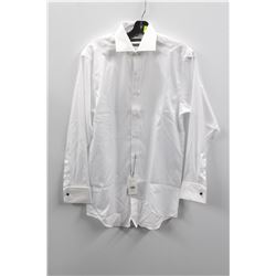 (MENS) GRAFTON WHITE DRESS SHIRT NECK SIZE 15.5
