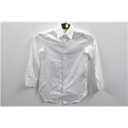 (MENS) WHITE DRESS SHIRT KIDS SIZE 4