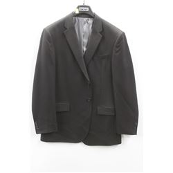 (MENS) BELLISSIMO BLACK PINSTRIPE SUIT JACKET SIZE 44T