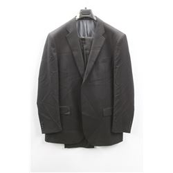 (MENS) BELLISSIMO BLACK PINSTRIPE SUIT JACKET SIZE 44T &