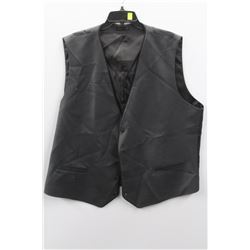 (MENS) SIGNATURE BLACK & GREY VEST SIZE 2XT