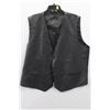 Image 1 : (MENS) SIGNATURE BLACK & GREY VEST SIZE 2XT