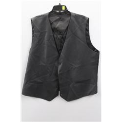 (MENS) SIGNATURE BLACK & GREY VEST SIZE 2XT