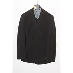 (MENS) BELLISSIMO BLACK SUIT JACKET SIZE 40R & PANTS 34R