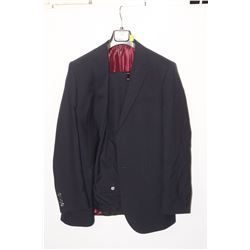 (MENS) GRAFTON NAVY SUIT JACKET SIZE 40T & PANTS 36L
